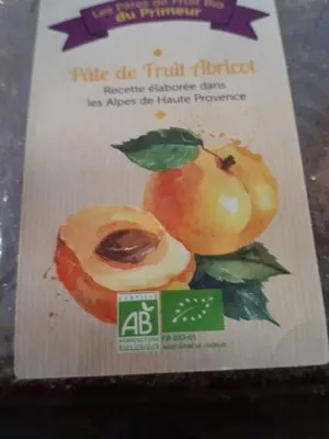 Pâte de fruit abricot Les Pates De Fruit Bio Du Primeur 400 g, code 3389750019485