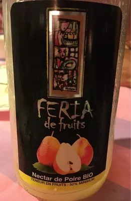 Nectar de poire BIO FERIA de fruits , code 3390125005392