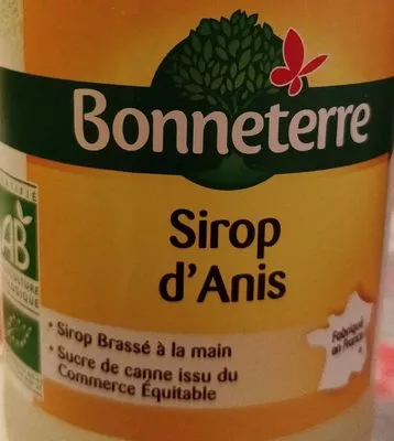 Sirop d'anis Bonneterre , code 3396410075668