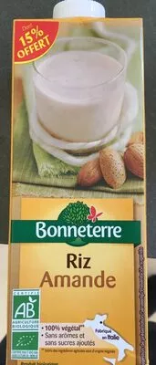 Boisson Riz Amande 1L BonneTerre , code 3396411223426