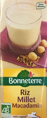 Riz millet macadamia Bonneterre , code 3396411229541