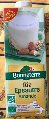 Riz, épeautre et amande Bonneterre , code 3396411230592