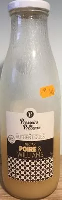 Nector Poire & Williams Pressoirs de Provence 75 cl, code 3397510210225