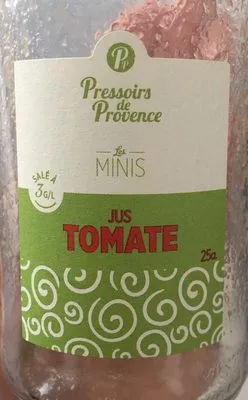 Jus de tomate Pressoirs De Provence 25 cl, code 3397510443005