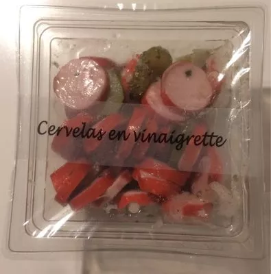 Cervelas en Vinaigrette Monoprix 200 g, code 3399130015228