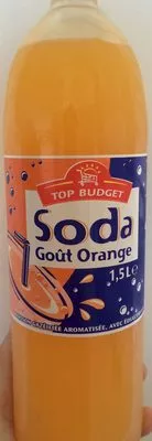 Soda Goût Orange Top Budget 1,5 L, code 3410281012604