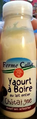 Yaourt à boire au lait entier châtaigne Ferme Collet 250 ml, code 3413160001881