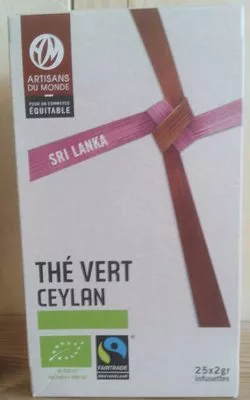 Thé vert Ceylan Artisans du Monde 50 g, code 3413880012068