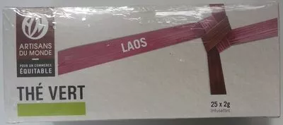 Thé vert Laos Artisans du Monde 50 g (25 * 2 g), code 3413880015311