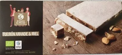 Turron Amande & Miel Artisans du Monde , code 3413880120695