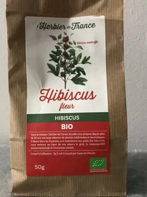 Hibiscus Fleurs L herbier de france, l'herbier de France 50 g, code 3417960006374