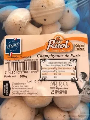 Champignons de Paris  , code 3420025000019