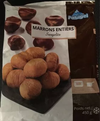 Marrons entiers surgelés Patrigel 450 g, code 3421117221336