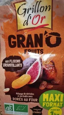 GRANO FRUITS Grillon d'Or , code 3421557102110