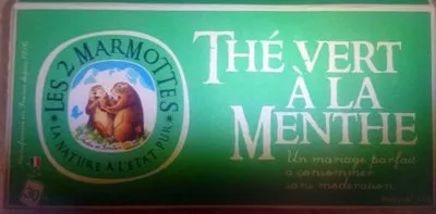 The vert a la menthe les 2 marmottes 45 g (30 sachets), code 3422150000483