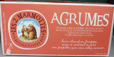 Infusion Agrumes Les 2 marmottes 55 g, code 3422150000513