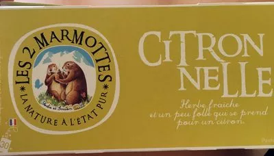 Citronnelle Les 2 marmottes 42 g (30 sachets), code 3422150000544