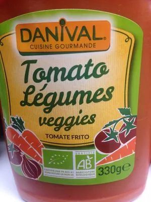 Tomato Légumes Veggies Danival 330 g e, code 3431590013885