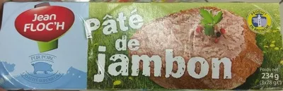 Pâté de Jambon Jean Floc'h 234 g (3 * 78 g), code 3434350000255