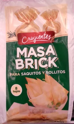 Masa brick para saquitos y rollitos  136 g, 8 hojas, code 3435630630605