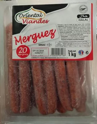 Merguez Oriental Viandes 1 kg, code 3436590081186