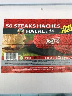 Steak hachés halal Fast Food 2,25 kg, code 3436598132996