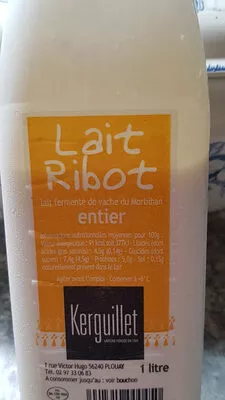 Lait ribot Kerguillet 1 L, code 3442310000450