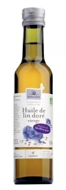 Huile de lin vierge Bio Planète 250 ml, code 3445020101905