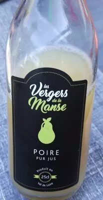 Poire Pur Jus Les Vergers de la Manse 25 cl, code 3447870025011