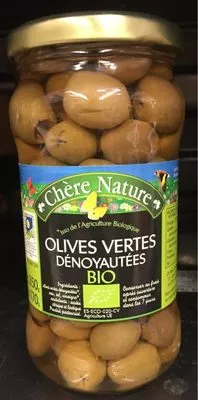 Olives vertes bio  , code 3450120011924