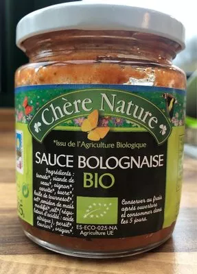 Sauce bolognaise BIO  , code 3450120012198