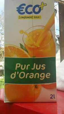 Pur jus d'orange Eco+ 2 litres, code 3450970109086