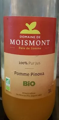 Pur jus Pomme pinova bio Domaine de Moismont 1 L, code 3454687005006