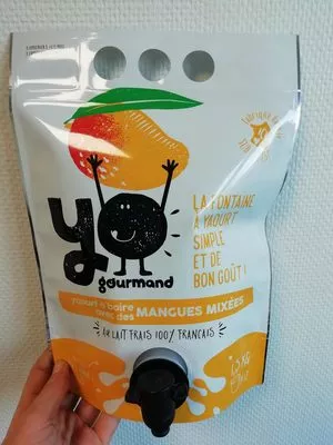 Yaourt à boire aux mangues mixées YOgourmand YOgourmand 1,5kg, code 3454840010137