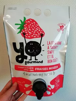 Yaourt à boire aux fraises mixées YOgourmand YOgourmand 1,5kg, code 3454840010199