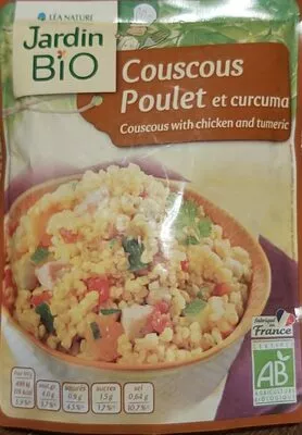 Couscous poulet et curcuma Jardin Bio 220g, code 3456300007930