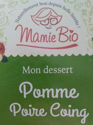 Compote pomme coing Mamie Bio , code 3456300008111