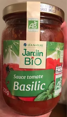 Sauce Tomate Basilic Jardin Bio,  Léa Nature , code 3456300009163