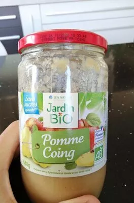 Compote pomme coing Jardin Bio , code 3456300012583