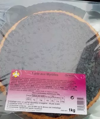 Tarte Aux Myrtilles Sauvages  , code 3456580000614