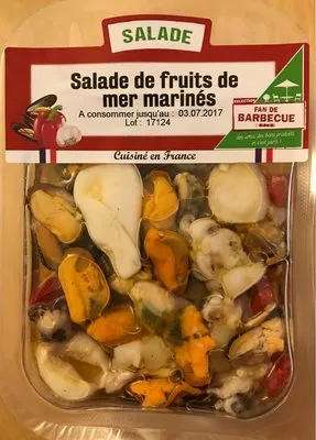 Salade de Fruits de Mer Marinés Les Plaisirs du Midi , code 3456700344123