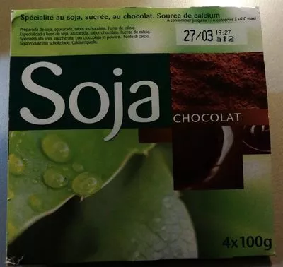 Soja chocolat  400 g (4 x 100 g), code 3456770033422