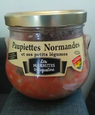 Paupiettes Normandes et ses Petits Légumes Les Marmites d'Augustine, La Chaiseronne 750 g, code 3460778506182