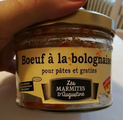 Boeuf a la bolognaise pour pâtes et gratin Les Marmites D'Augustine 380 g, code 3460778515743