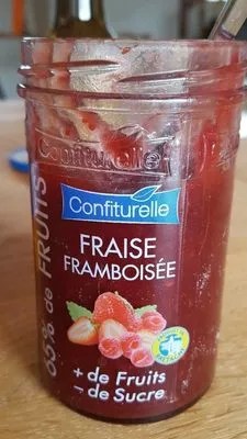 Confiturelle fraise framboisée Les 4 saisons, Confiturelle 300g, code 3470410023543