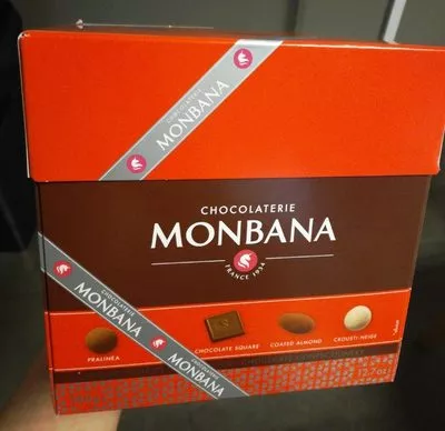 Chocolaterie Monbana - boite assortiment Monbana 360 g, code 3474340099067