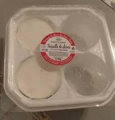 Faisselle de chèvre Marées & marais 400 g, code 3475434284307