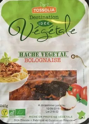 Haché Végétal à la Bolognaise Idée Végétale 240 g, code 3483463020247