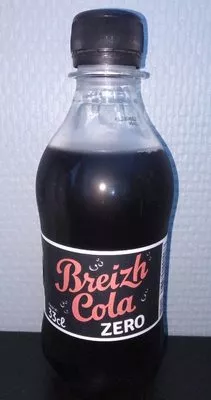 Breizhcola zéro Breizh cola, Phare Ouest, Brasserie Lancelot 330 ml, code 3484700001173