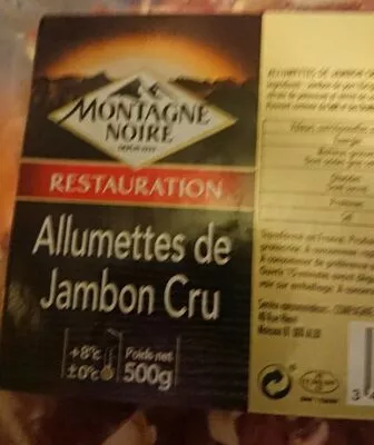 Allumettes de Jambon Cru Montagne Noire 500 g, code 3485250003327